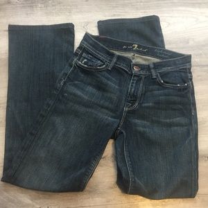7FAM HIGH WAIST VINTAGE JEANS SIZE 24 NWOT